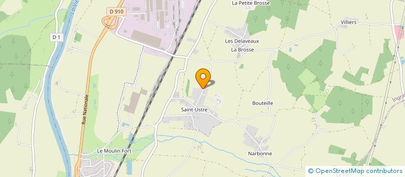 localisation de l'entreprise MONSIEUR FABIEN MILLET à INGRANDES