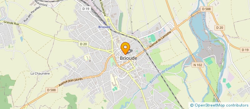 localisation de l'entreprise MONSIEUR FABIEN MILLET à BRIOUDE