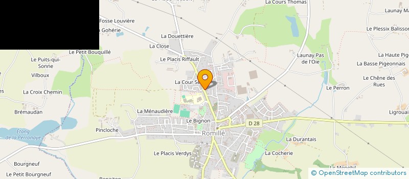 localisation de l'entreprise MONSIEUR FABIEN MILLOT  ROMILLE