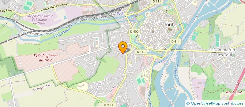 localisation de l'entreprise MONSIEUR FABIEN MINI  TOUL