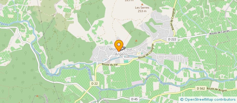 localisation de l'entreprise MONSIEUR FABIEN MOIA à MONTFORT-SUR-ARGENS