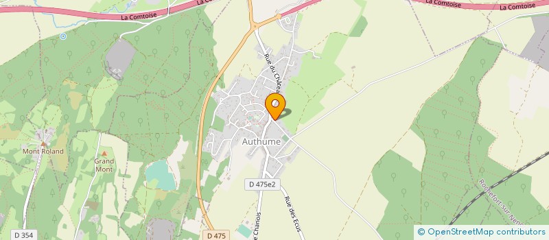 localisation de l'entreprise MONSIEUR FABIEN MOINE  AUTHUME