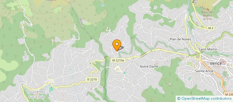 localisation de l'entreprise MONSIEUR FABIEN MOLAS  VENCE