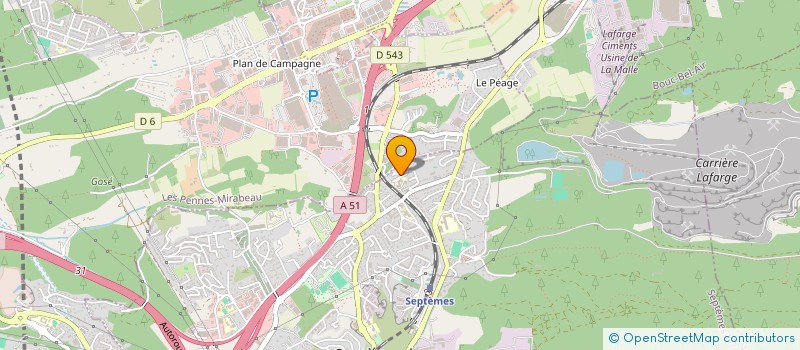 localisation de l'entreprise MONSIEUR FABIEN MOLINO à SEPTEMES-LES-VALLONS