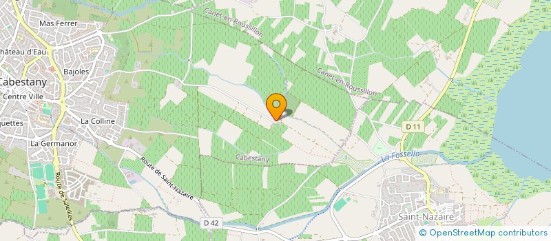 localisation de l'entreprise MONSIEUR FABIEN MOLL  CABESTANY