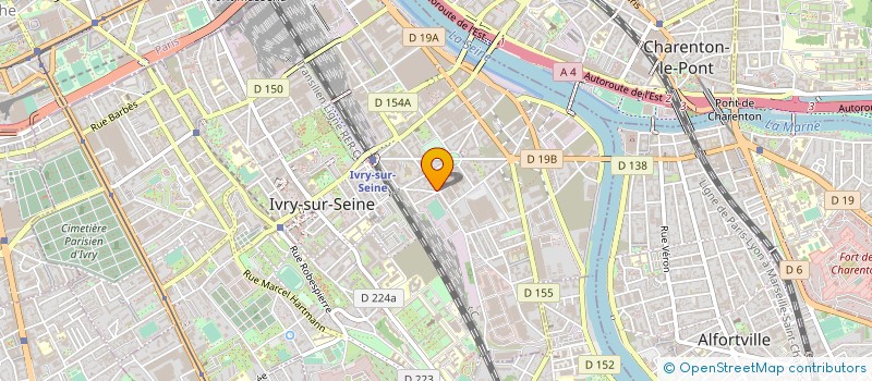 localisation de l'entreprise MONSIEUR FABIEN MONCHATRE  IVRY-SUR-SEINE