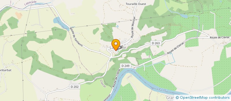 localisation de l'entreprise MONSIEUR FABIEN MONETTA  LAPARADE