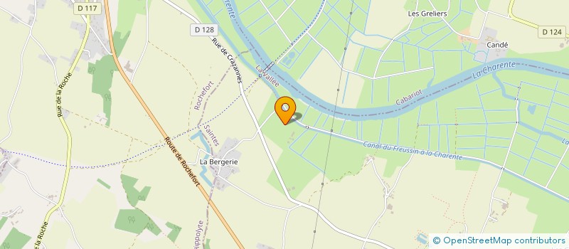 localisation de l'entreprise MONSIEUR FABIEN MONJOU  LA VALLEE