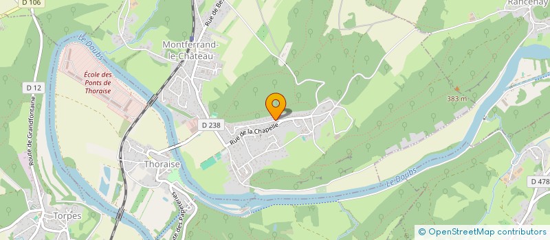 localisation de l'entreprise MONSIEUR FABIEN MONNET  MONTFERRAND-LE-CHATEAU