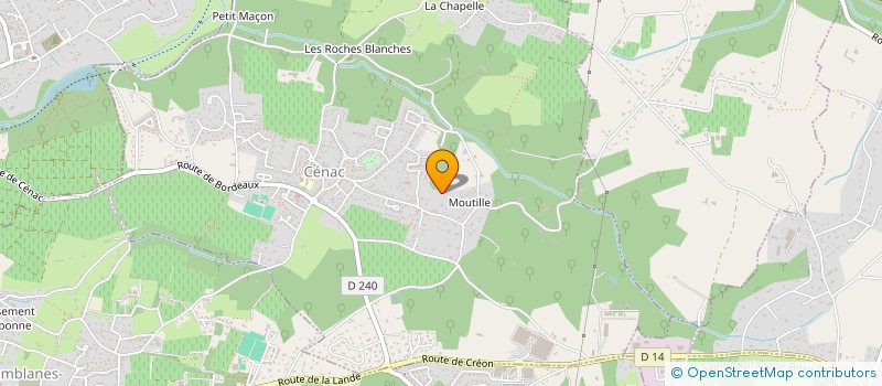 localisation de l'entreprise MONSIEUR FABIEN MONTAUT  CENAC