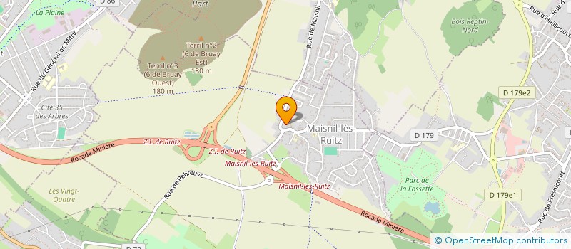 localisation de l'entreprise MONSIEUR FABIEN MONTEWIS  MAISNIL-LES-RUITZ