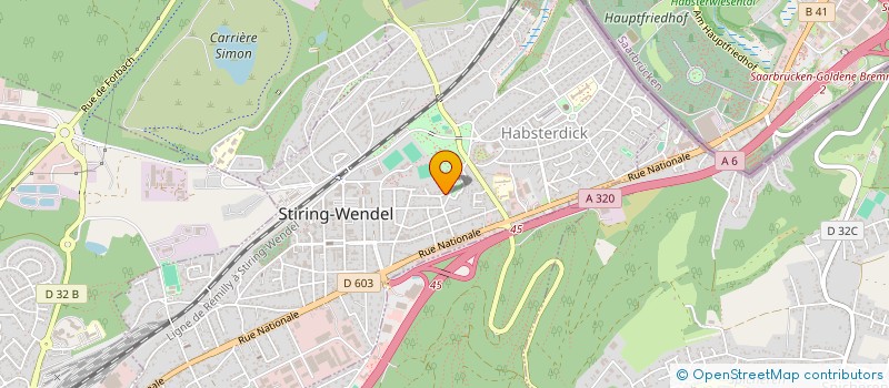 localisation de l'entreprise MONSIEUR FABIEN MONTHE  STIRING-WENDEL