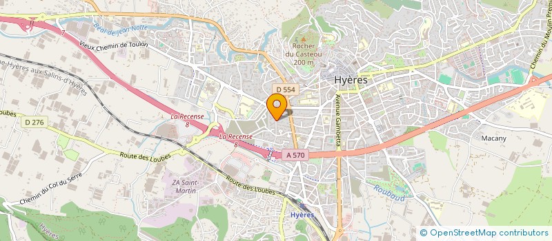 localisation de l'entreprise MONSIEUR FABIEN MONY à HYERES