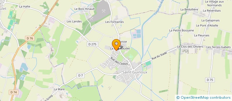 localisation de l'entreprise MONSIEUR FABIEN MORAIS  SAINT-GUINOUX