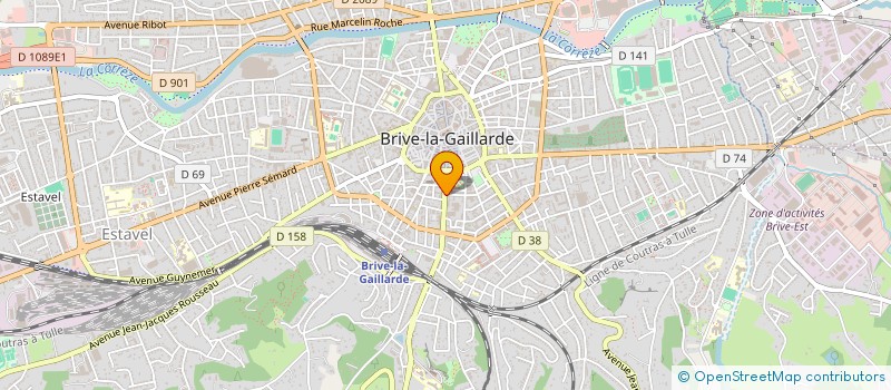 localisation de l'entreprise MONSIEUR FABIEN MORCHOISNE  BRIVE-LA-GAILLARDE