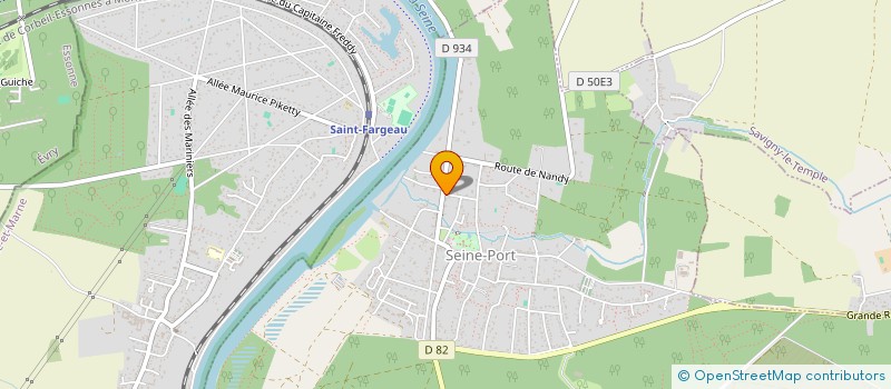 localisation de l'entreprise MONSIEUR FABIEN MOREAU  SEINE-PORT