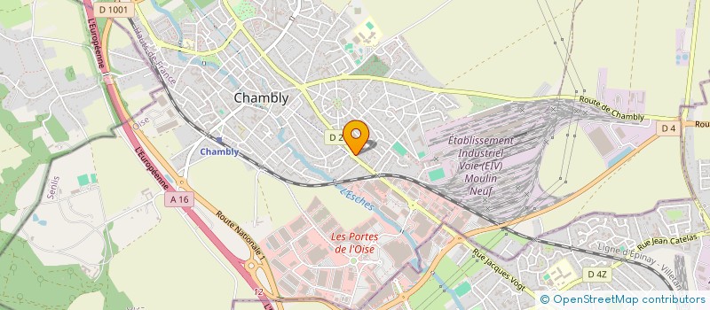 localisation de l'entreprise MONSIEUR FABIEN MOREAU  CHAMBLY