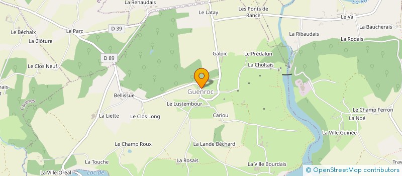 localisation de l'entreprise MONSIEUR FABIEN MORETTI  GUENROC