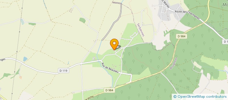 localisation de l'entreprise MONSIEUR FABIEN MORLAT  BIOZAT