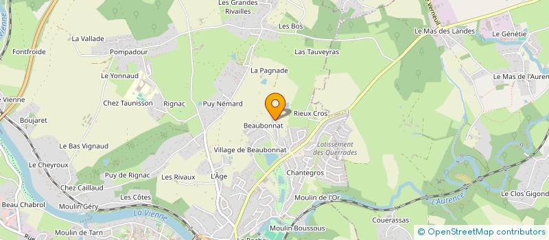 localisation de l'entreprise MONSIEUR FABIEN MORLON à AIXE-SUR-VIENNE