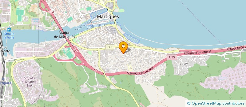 localisation de l'entreprise MONSIEUR FABIEN MORTIER à MARTIGUES