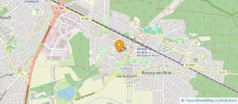 localisation de l'entreprise MONSIEUR FABIEN MOULIN  ROISSY-EN-BRIE