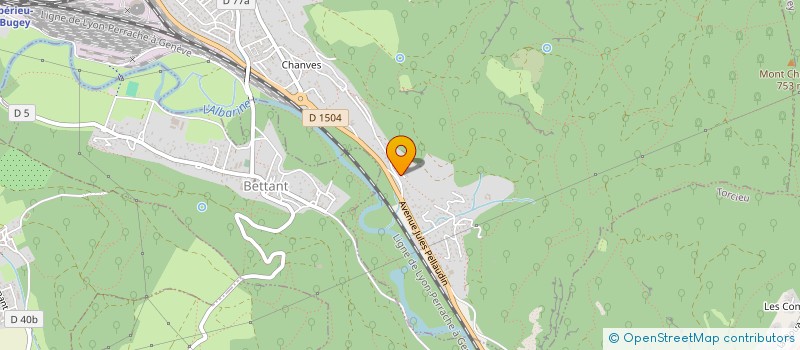 localisation de l'entreprise MONSIEUR FABIEN MOURAYRE  AMBERIEU-EN-BUGEY