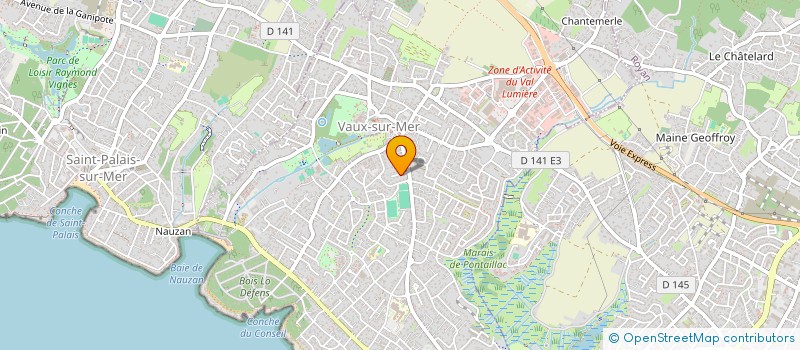 localisation de l'entreprise MONSIEUR FABIEN MOURET  VAUX-SUR-MER