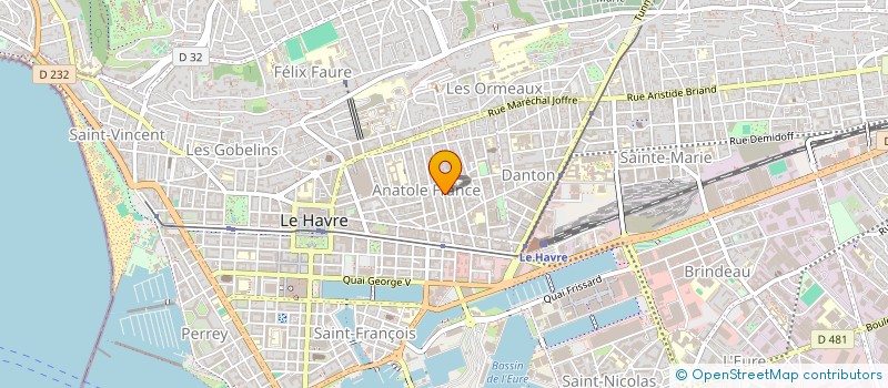 localisation de l'entreprise MONSIEUR FABIEN MSICA  LE HAVRE