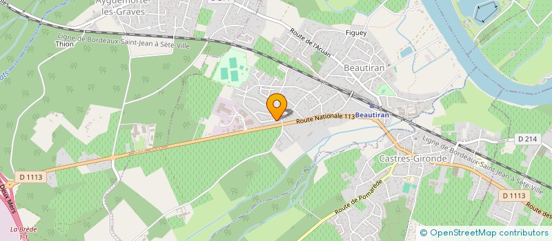 localisation de l'entreprise MONSIEUR FABIEN MUNOZ-PIQUERAS  BEAUTIRAN