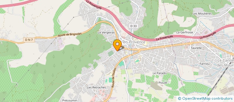 localisation de l'entreprise MONSIEUR FABIEN MURAIRE  LE LUC