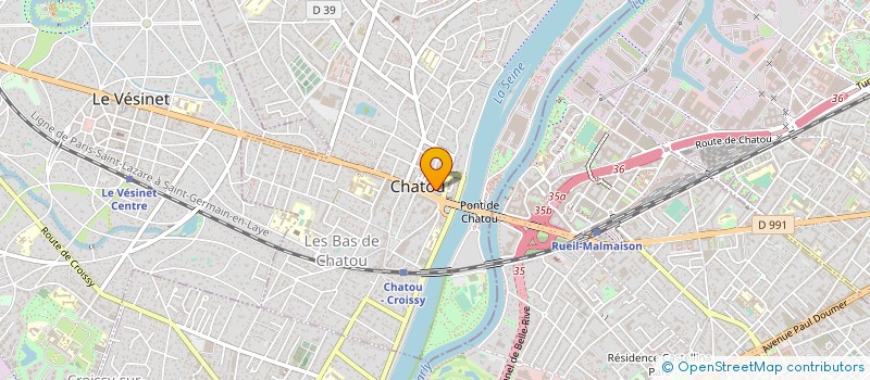 localisation de l'entreprise MONSIEUR FABIEN MUREZ à CHATOU