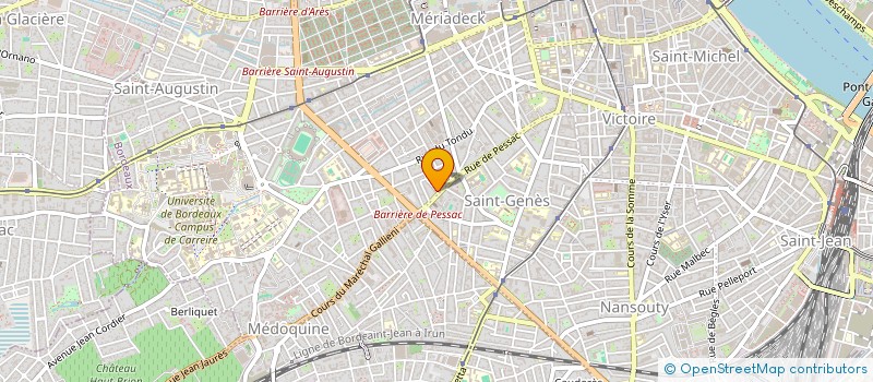 localisation de l'entreprise MONSIEUR FABIEN NADAU-FOURCADE  BORDEAUX