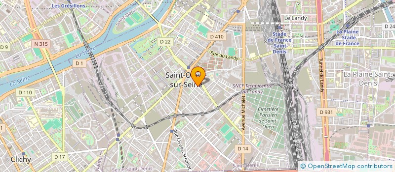 localisation de l'entreprise MONSIEUR FABIEN NAHOUM à SAINT-OUEN-SUR-SEINE