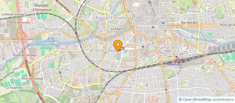 localisation de l'entreprise MONSIEUR FABIEN NARBONNE  RENNES