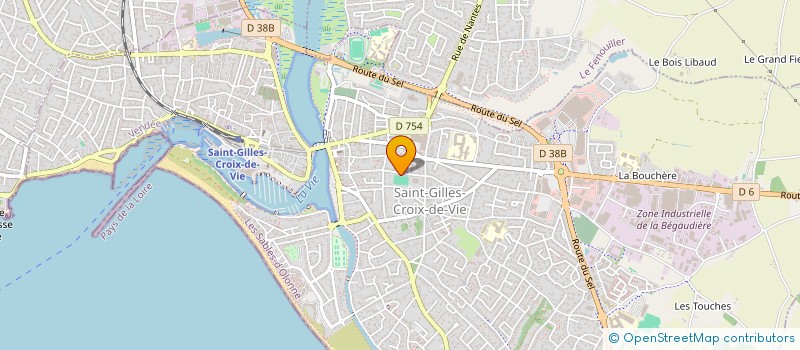 localisation de l'entreprise MONSIEUR FABIEN NAULLEAU  SAINT-GILLES-CROIX-DE-VIE