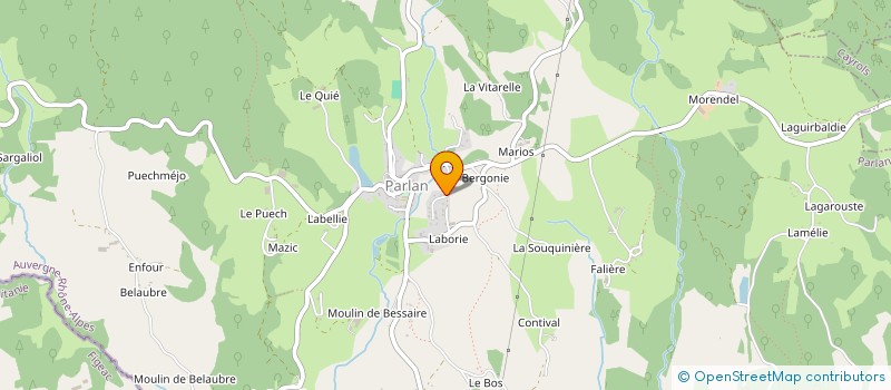 localisation de l'entreprise MONSIEUR FABIEN NEU à PARLAN