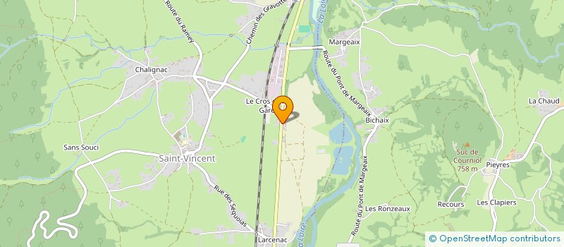 localisation de l'entreprise MONSIEUR FABIEN NEYRAVAL  SAINT-VINCENT