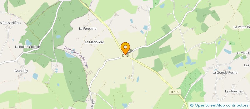 localisation de l'entreprise MONSIEUR FABIEN NICOLEAU à SAINT-PARDOUX-SOUTIERS