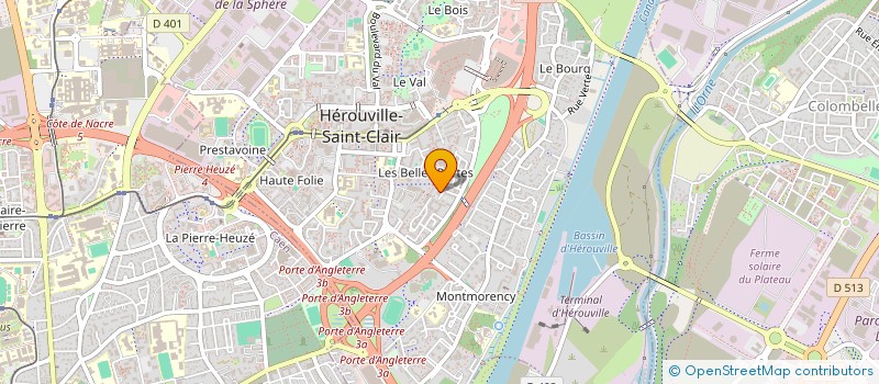 localisation de l'entreprise MONSIEUR FABIEN NICOLLE à HEROUVILLE SAINT CLAIR