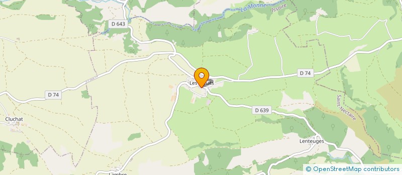 localisation de l'entreprise MONSIEUR FABIEN NICOSTRATE  LE VERNET-SAINTE-MARGUERITE