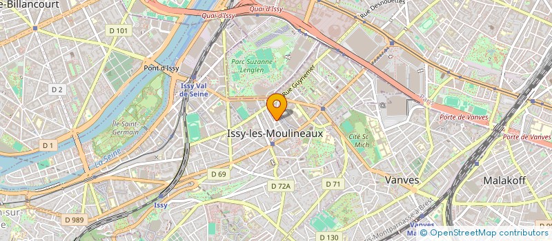 localisation de l'entreprise MONSIEUR FABIEN NIEULON à ISSY-LES-MOULINEAUX