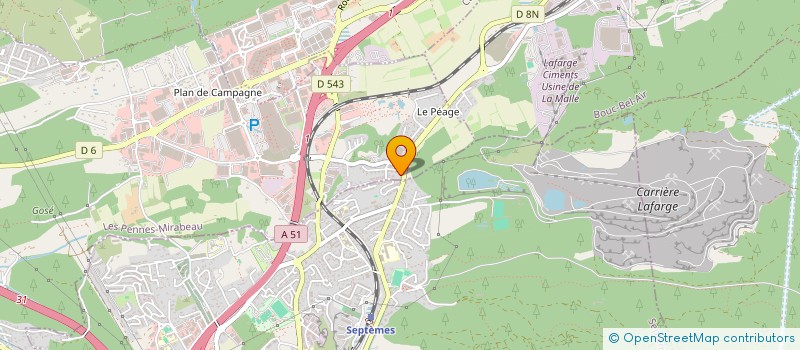 localisation de l'entreprise MONSIEUR FABIEN NOBILI à LES PENNES-MIRABEAU