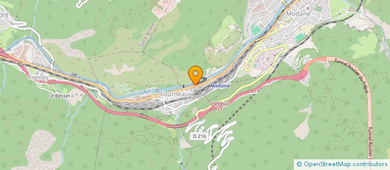 localisation de l'entreprise MONSIEUR FABIEN NOGUERA  MODANE