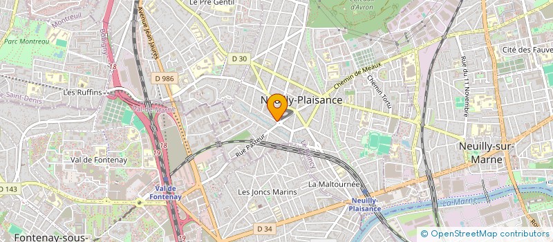 localisation de l'entreprise MONSIEUR FABIEN NOIROT à NEUILLY-PLAISANCE
