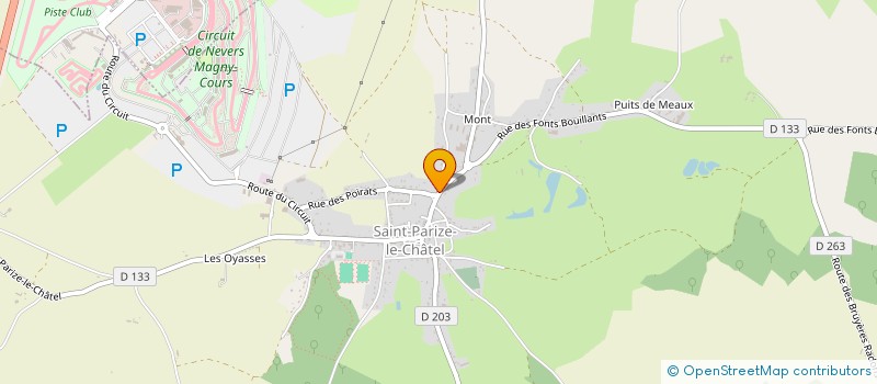 localisation de l'entreprise MONSIEUR FABIEN NOLIN à SAINT-PARIZE-LE-CHATEL