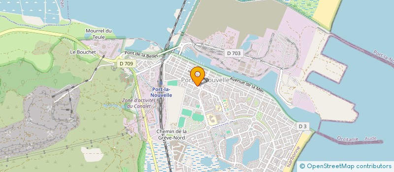 localisation de l'entreprise MONSIEUR FABIEN NOUGUES  PORT-LA-NOUVELLE