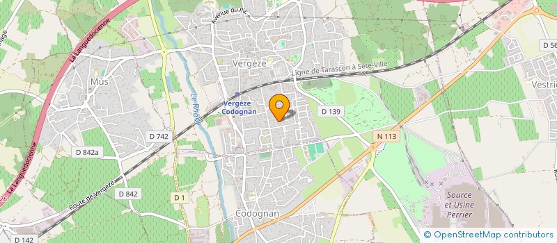 localisation de l'entreprise MONSIEUR FABIEN NOUIS  VERGEZE