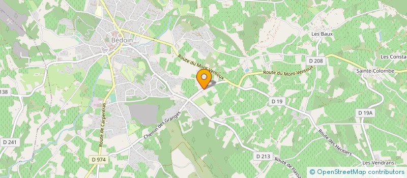 localisation de l'entreprise MONSIEUR FABIEN NOUVENE  BEDOIN