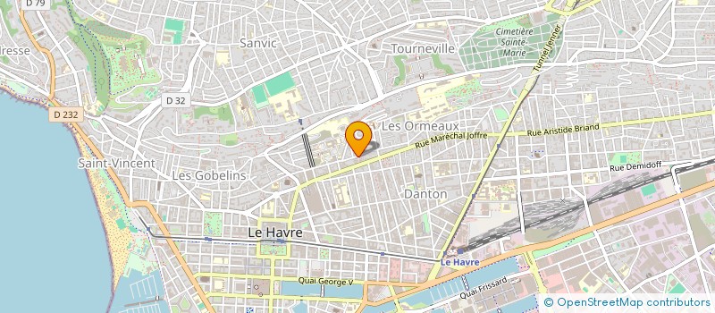 localisation de l'entreprise MONSIEUR FABIEN NOVAR  LE HAVRE